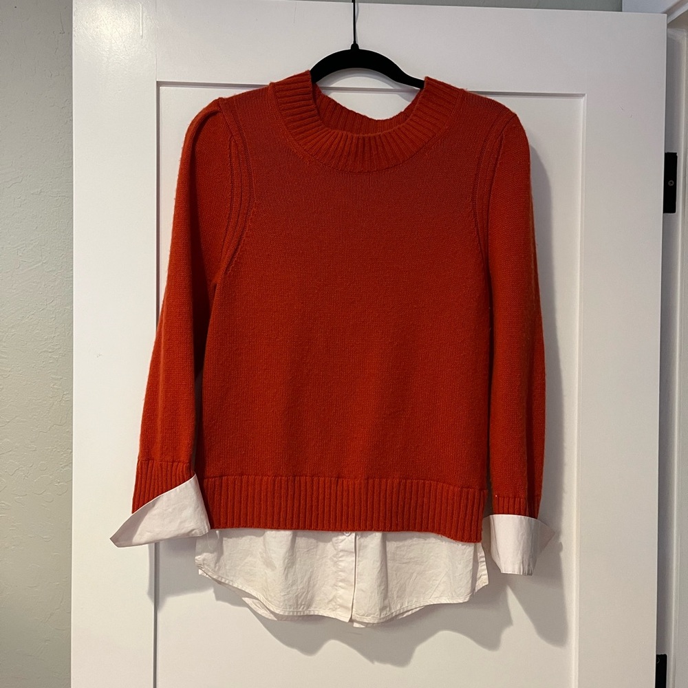 Brochu Walker Layered-Look Crewneck Sweater